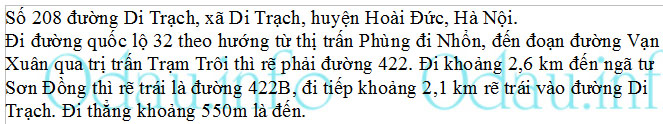 odau.info: Địa chỉ Đền Di Trạch - xã Di Trạch