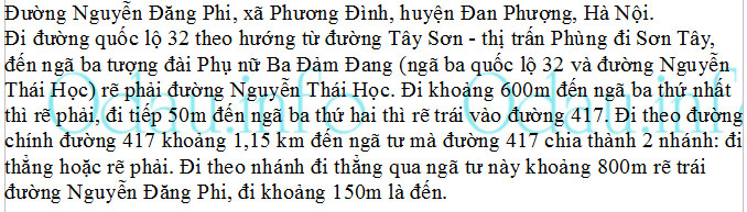 odau.info: Địa chỉ trường cấp 2 Phương Đình - xã Phương Đình