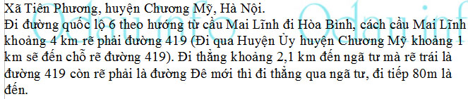 odau.info: Địa chỉ Trường mẫu giáo Tiên Phương - xã Tiên Phương