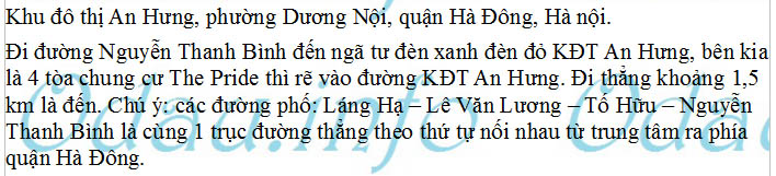 Địa chỉ Công an phường Dương Nội