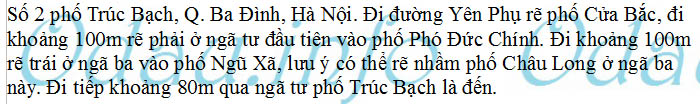 Địa chỉ ubnd phường Trúc Bạch