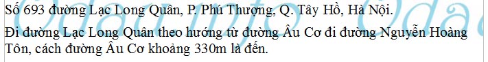 Địa chỉ Công an quận Tây Hồ