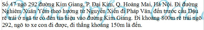 Địa chỉ Công an phường Đại Kim