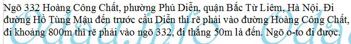 Địa chỉ Trường cấp 2 Phú Diễn - phường Phú Diễn