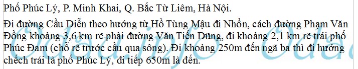 Địa chỉ Chi cục thuế Bắc Từ Liêm