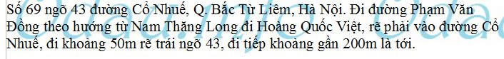 Địa chỉ ubnd phường Cổ Nhuế 2