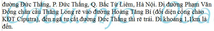 Địa chỉ Trường đại học Tài nguyên và Môi trường Hà Nội, Cơ sở 2 - P. Đức Thắng