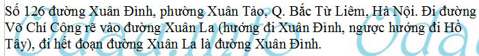 Địa chỉ Trường mẫu giáo Xuân Tảo - P. Xuân Tảo