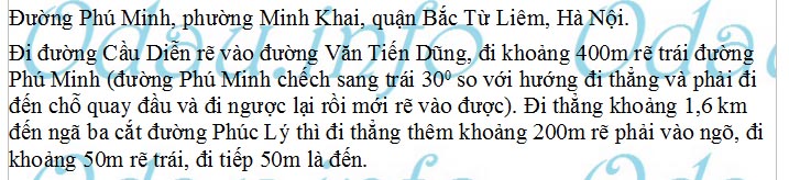 Địa chỉ trường cấp 1 Minh Khai B - P. Minh Khai