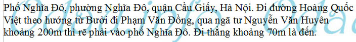 odau.info: Địa chỉ trường cấp 1 Nghĩa Đô - P. Nghĩa Đô