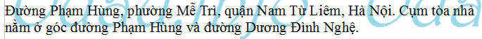 odau.info: Địa chỉ tổ hợp văn phòng và căn hộ chung cư cao cấp Keangnam Hà Nội - P. Mễ Trì