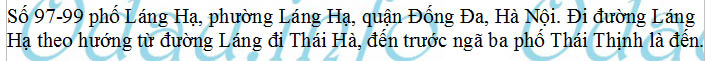 odau.info: Địa chỉ tòa nhà chung cư 97-99 Láng Hạ - P. Láng Hạ