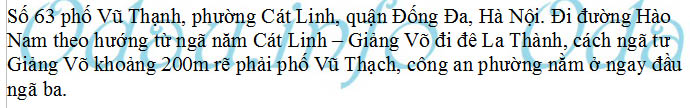 odau.info: Địa chỉ Công an phường Cát Linh