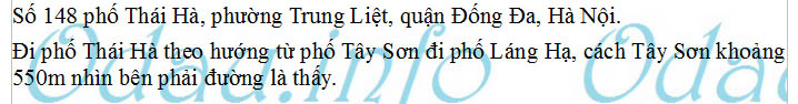 odau.info: Địa chỉ Văn Phòng Công Chứng Thái Hà - P. Trung Liệt