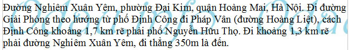 odau.info: Địa chỉ tòa nhà chung cư CT1 Bắc linh đàm - P. Đại Kim