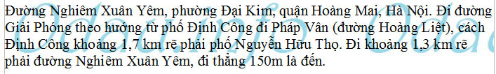 odau.info: Địa chỉ tòa nhà chung cư CT3 Bắc linh đàm - P. Đại Kim