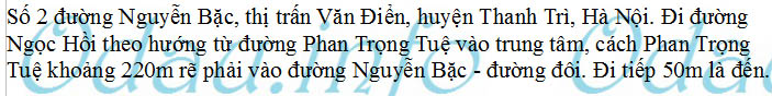 odau.info: Địa chỉ Công an thị trấn Văn Điển