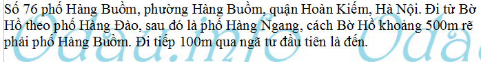 odau.info: Địa chỉ Đền Bạch Mã - P. Hàng Buồm