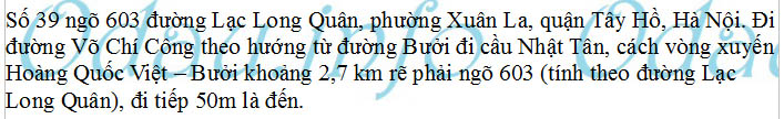 odau.info: Địa chỉ Văn Phòng Công Chứng Tây Hồ - P. Xuân La