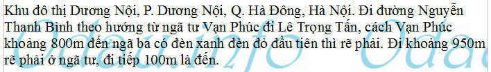 odau.info: Địa chỉ tòa nhà chung cư Anland Lake View - Dương Nội - P. Dương Nội