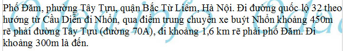 odau.info: Địa chỉ Chùa Đăm - P. Tây Tựu