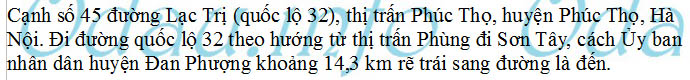 odau.info: Địa chỉ Công an thị trấn Phúc Thọ