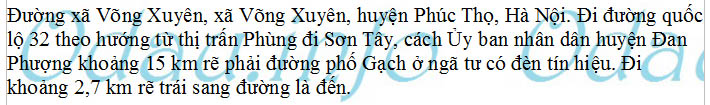 odau.info: Địa chỉ trường cấp 2 Võng Xuyên - xã Võng Xuyên