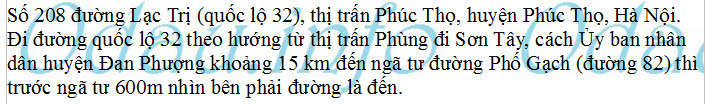 odau.info: Địa chỉ Văn Phòng thừa phát lại Phúc Thọ - thị trấn Phúc Thọ