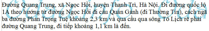 odau.info: Địa chỉ Công an xã Ngọc Hồi