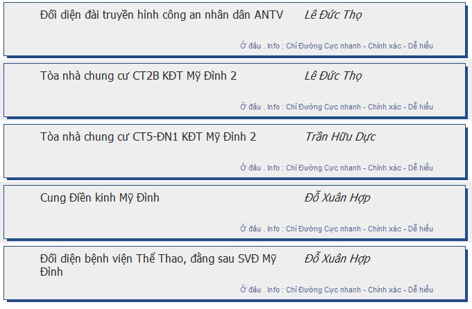 odau.info: lộ trình và tuyến phố đi qua của tuyến bus số 26 ở Hà Nội no05
