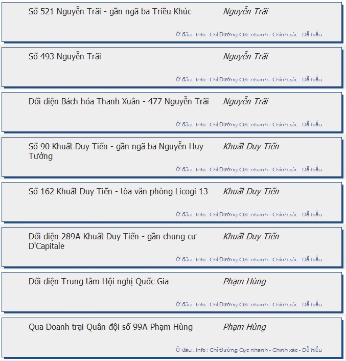 odau.info: lộ trình và tuyến phố đi qua của tuyến bus số 39 ở Hà Nội no11