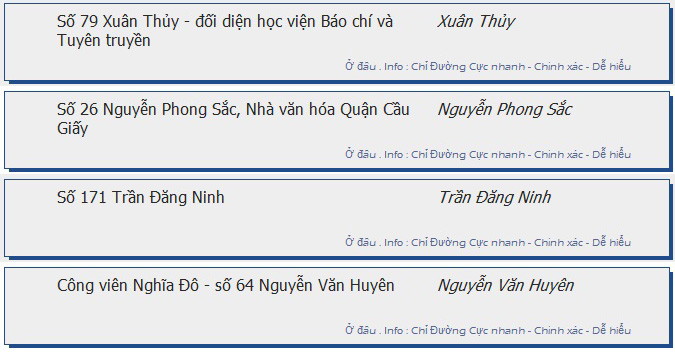 odau.info: lộ trình và tuyến phố đi qua của tuyến bus số 39 ở Hà Nội no13