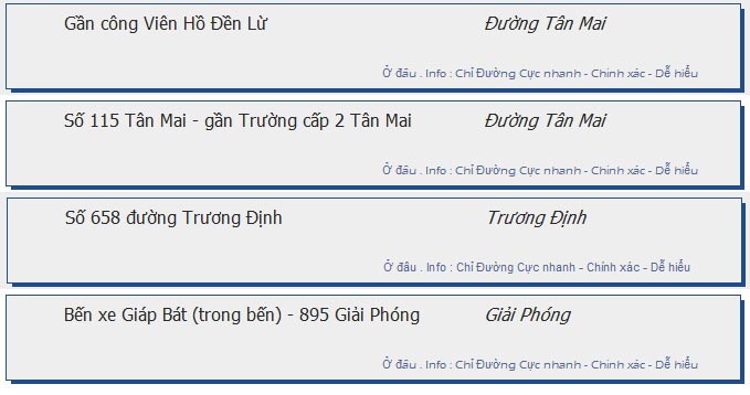 odau.info: lộ trình và tuyến phố đi qua của tuyến bus số 42 ở Hà Nội no12