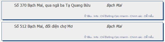 odau.info: lộ trình và tuyến phố đi qua của tuyến bus số 52 ở Hà Nội no01