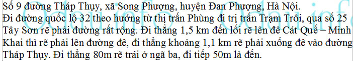 odau.info: Địa chỉ ubnd, Đảng ủy, hdnd xã Song Phượng