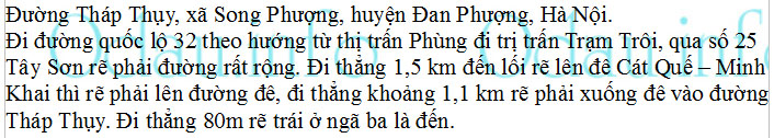 odau.info: Địa chỉ Công an xã Song Phượng