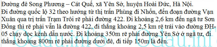 odau.info: Địa chỉ Công an xã Yên Sở