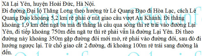 odau.info: Địa chỉ Công an xã Lại Yên