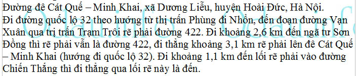 odau.info: Địa chỉ Chùa Hương Trai - xã Dương Liễu