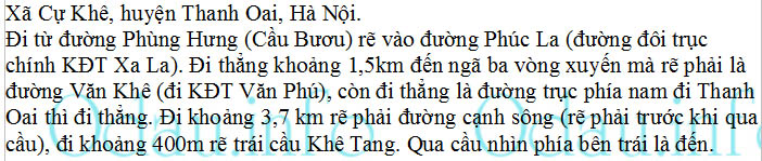 odau.info: Địa chỉ Đình và chùa Khê Tang - xã Cự Khê