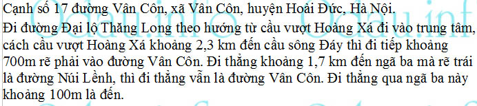 odau.info: Địa chỉ Trường mẫu giáo Vân Côn - xã Vân Côn