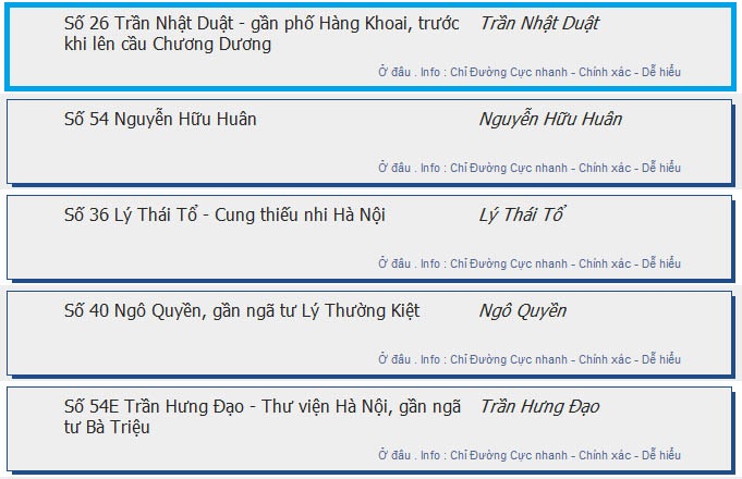 odau.info: lộ trình và tuyến phố đi qua của tuyến bus số 11 ở Hà Nội no07