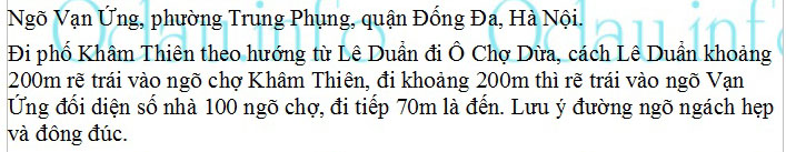 odau.info: Địa chỉ Trường mẫu giáo Trung Phụng - P. Trung Phụng