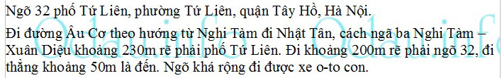 odau.info: Địa chỉ trường cấp 2 Tứ Liên - P. Tứ Liên