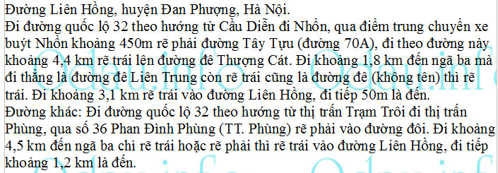 odau.info: Địa chỉ ubnd, Đảng ủy, hdnd xã Liên Hồng