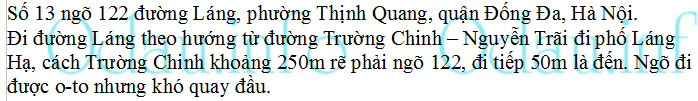 odau.info: Địa chỉ trường cấp 2 Thịnh Quang - P. Thịnh Quang