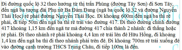 odau.info: Địa chỉ Trường mẫu giáo Trung Châu - xã Trung Châu