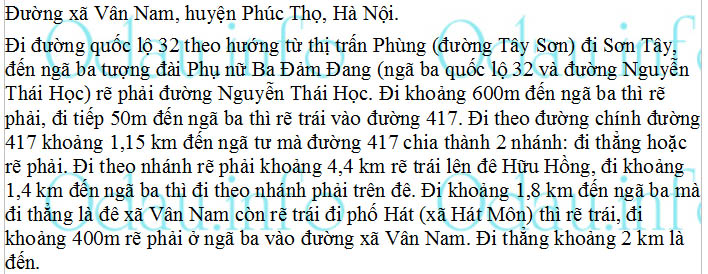 odau.info: Địa chỉ trường cấp 1 Vân Nam - xã Vân Nam