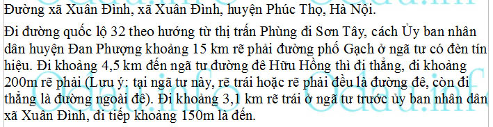 odau.info: Địa chỉ Trường mẫu giáo Xuân Phú - xã Xuân Đình