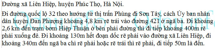 odau.info: Địa chỉ Công an xã Liên Hiệp